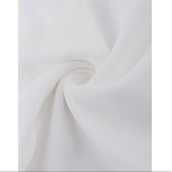 NWT flowing pleated chiffon overlay sleeveless - Picture 6 of 9